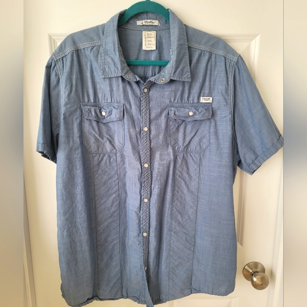 Disneyland Resort Men's Snap-Button Short-Sleeve Shirt